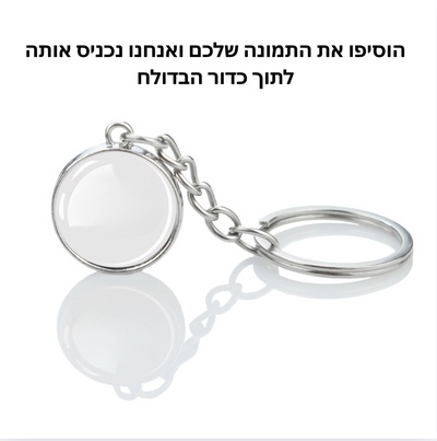 כדור בדולח עם תמונה אישית