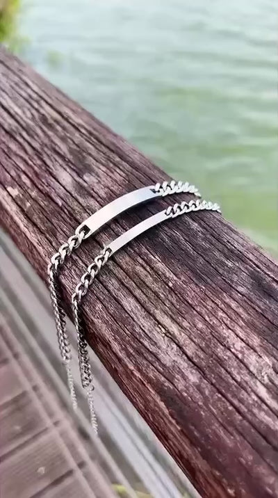 סט צמיד זוגי בהתאמה אישית